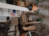 antike Pflanzballenmaschine