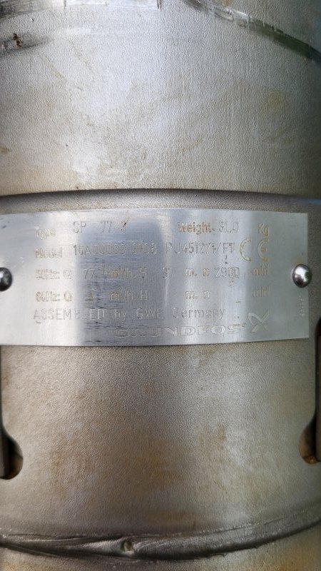 Brunnenpumpe, Grundfos SP 77-3