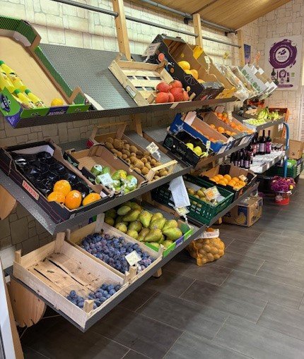 Ladeneinrichtung Hofladen,Obst,Gemüse,Blumen 