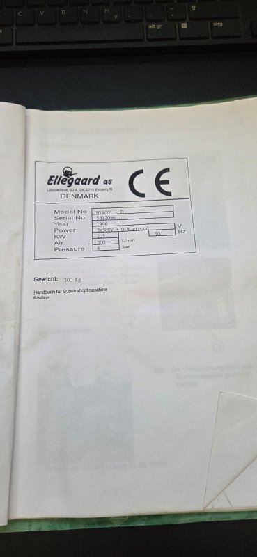 Ellegaard Substrattopfmaschine