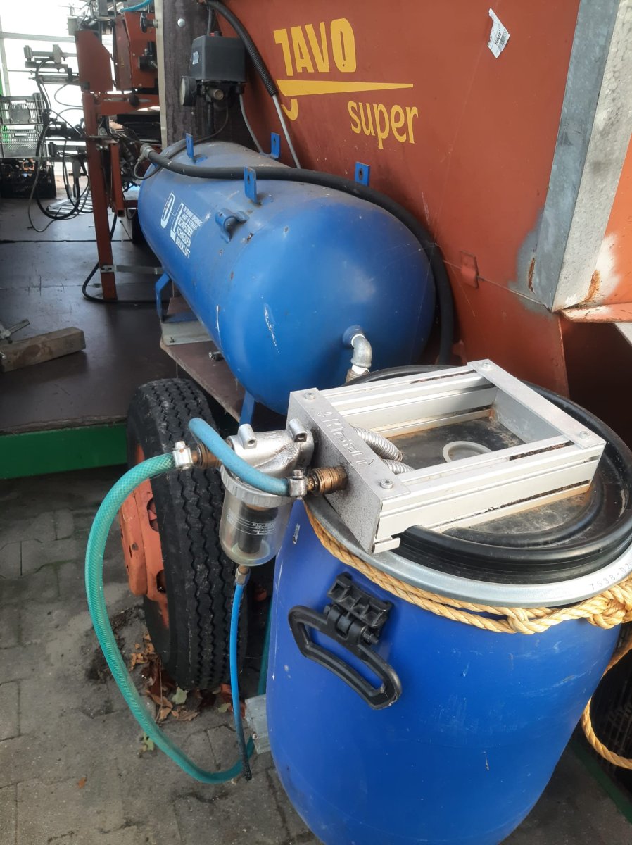 Topfmaschine, Javo Super, auf einen Topfwagen